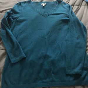 GORGEOUS TEAL SWEATER FROM TALBOTS